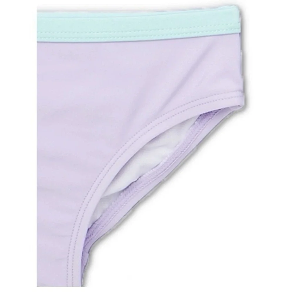 Wonder Nation Toddler Girl Tankini Swimsuit 2T New with Tags Lavender Sky Sweet
